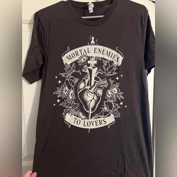 Mortal Enemies to Lovers Bookish Box Shirt - Picture 1 of 2